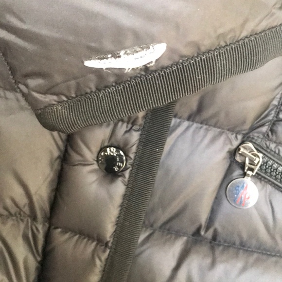 Moncler Hermine Grosgrain Water Resistant Coat - Picture 8 of 8